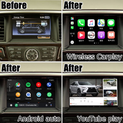 Nissan Pathfinder R52 Android 13 video Interfaz de juego de coche inalámbrico 8+128 base de Android
