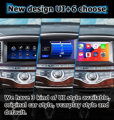 Infiniti QX60 GPS Android auto Sistema de navegación Carplay Interfaz multimedia Android 11 8+128GB