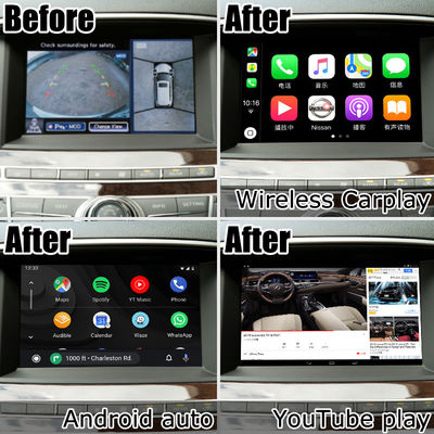 Infiniti QX60 GPS Android auto Sistema de navegación Carplay Interfaz multimedia Android 11 8+128GB