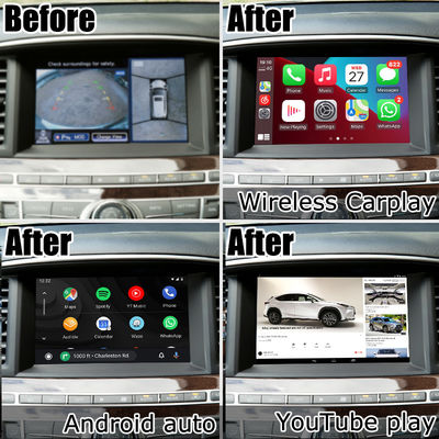 Interfaz Android 13 Carplay Caja Yandex Navi Para el sistema Infiniti QX60 / JX35 Qualcomm 8+128