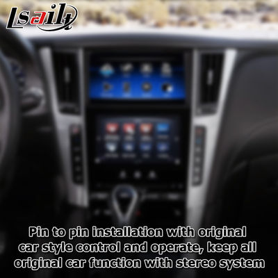 Interfaz GPS CarPlay, interfaz de caja de navegación Android 13 de 8+128GB para Infiniti Q50 / Q60