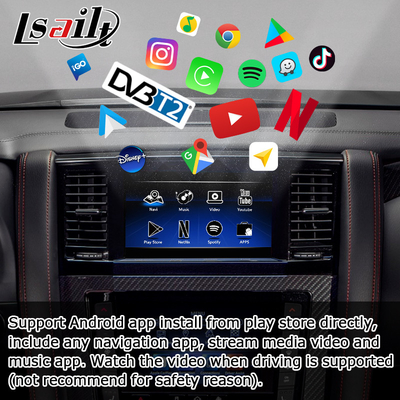 El OEM Carplay basó la caja del AI del interfaz de Android para Nissan Patrol Y62 2020