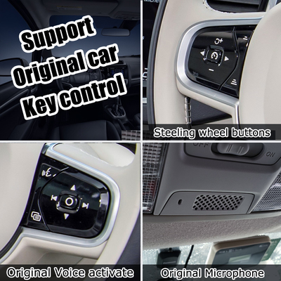 Caja video 4GB RAM For Volvo S60 S90 de Carplay AI de la mejora del interfaz de Android