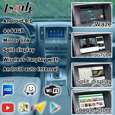 Navegación GPS Interfaz Multimedia NISSAN Android Carplay 1.8G Para Infiniti G37 G25 Navihome