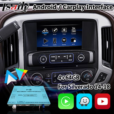 Interfaz de navegación multimedia Android Lsailt para Chevrolet Silverado 1500 2500 3500 2014-2019 con sistema Mylink