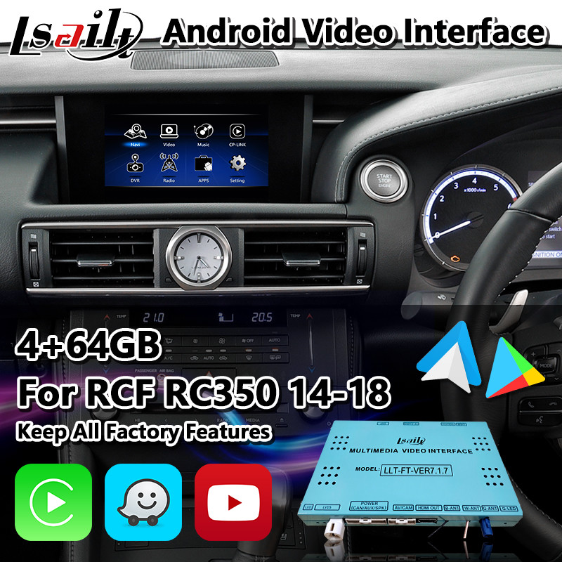 Sistema Android Lsailt con Carplay Android Auto para Lexus RC 350 300h ...