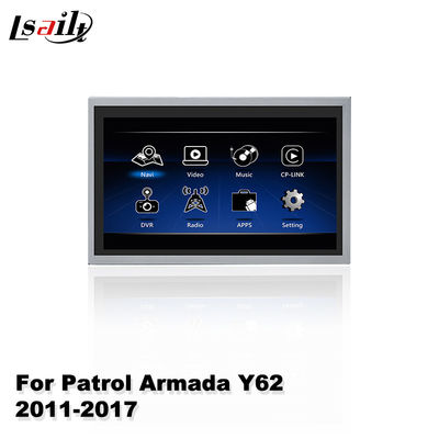 Pantalla multimedia de coche Lsailt para Nissan Patrol Y62 2011-2017 con Android Auto Carplay inalámbrico