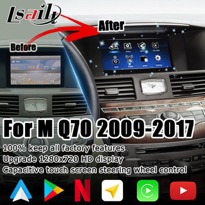 Infiniti Q70 M35 M35h M45 Nissan Fuga Android carplay actualización multitáctil