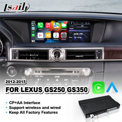 Interfaz auto inalámbrico de Android Carplay para Lexus GS250 GS350 GS 350 2012-2015