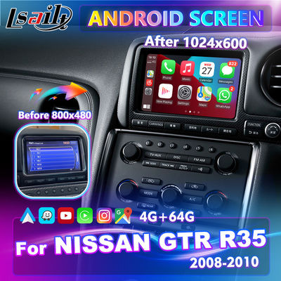 Lsailt 7 pulgadas de Android de las multimedias de pantalla del reemplazo HD para Nissan R35 GTR GT-r JDM 2008-2010