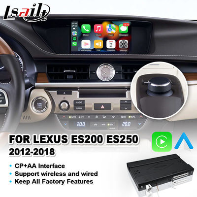 Interfaz inalámbrica Android Auto Carplay para 2012-2018 Lexus ES250 ES200 ES350 ES300h ES 250 200 Control de botón