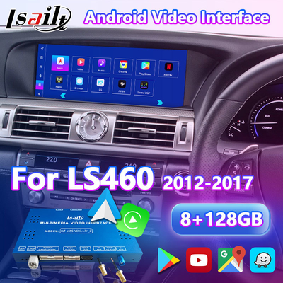 Lsailt 8+128GB Interfaz de vídeo multimedia Android para 2012-2017 Lexus LS460 LS 600h 460L